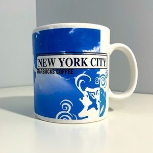 Vintage 1999 Collectible Starbucks New York City Collage Series Mug